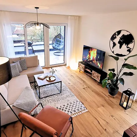 Fynbos Penthouse Deluxe, Balkon, Parkplatz Apartamento Straubing