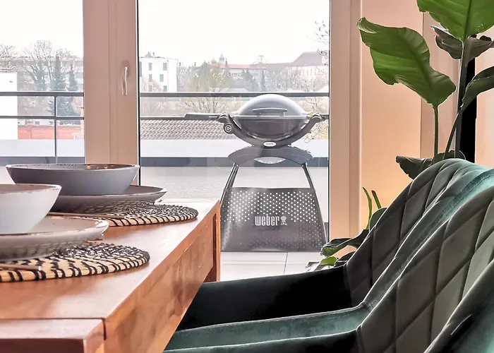 Apartman Fynbos Deluxe, Penthouse Oder Balkon, Parkplatz Straubing